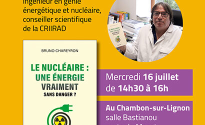 Le nucléaire : une énergie vraiment sans danger ? – Café rencontre