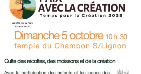 Culte des Eglises du Plateau