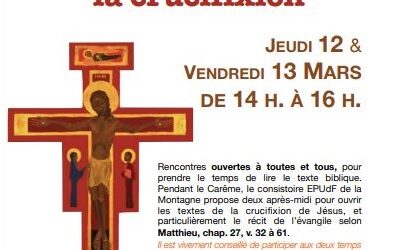Etude biblique sur « La crucifixion »